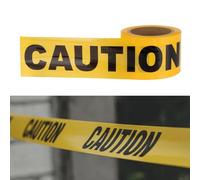CARGEN Ruban Adhésif Noir et Jaune 100 m - Rubalise Sanglant D'avertissement de Sécurité Attention Ruban de Marquage Non Adhésifs,Halloween Decoration Fêtes D'anniversaire Accessoires