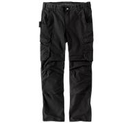 Pantalon de travail en ripstop stretch Steel Rugged Relaxed Cargo noir - taille 46 CARHARTT