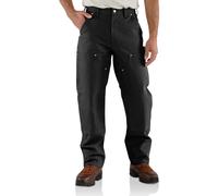 Carhartt B01 Pantalon de travail utilitaire à double devant 106679, couleur : noir, taille : W33/L34