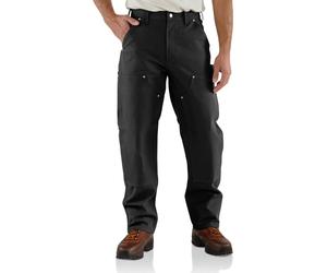 Carhartt B01 Pantalon de travail utilitaire à double devant 106679, couleur : noir, taille : W33/L34