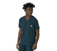 Carhartt Blouse médicale pour Homme Col en V, Bleu Caraïbes, XL