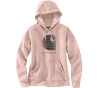 Carhartt C-Logo, Sweat à capuche pour femmes XL Rose (P15) Rose (P15)