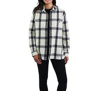 Carhartt Workwear Chemise femme Heavyweight Twill – manches longues à carreaux – Malt L