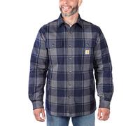 Carhartt Flannel Sherpa-Lined Shirt, Couleur:bleu marine, Taille:S