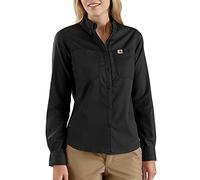Carhartt Chemise de Travail à Manches Longues pour Femme, Noir, XXL