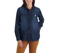Carhartt Chemise en denim à manches longues pour femme, Zion, L