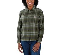 Carhartt Chemise femme Midweight Flannel flanelle manches longues Basil L