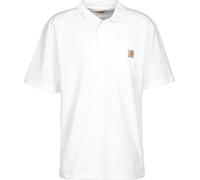 Carhartt Contractor’S Work Pocket Polo Chemise, White, M Homme
