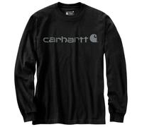 Carhartt - Core Logo L/S - Haut à manches longues - XXL - black / gray