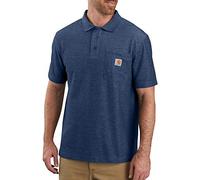 Polo manches courtes bleu navy - taille M - Contractors K570 CARHARTT