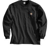 Carhartt Dearborn Loose Chemise Longsleeve, noir, Taille XL