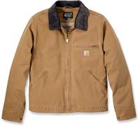 Carhartt Duck Detroit Rugged Flex Detroit, veste en textile L Marron Clair/Noir Marron Clair/Noir