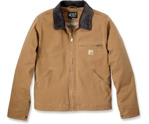 Carhartt Duck Detroit Rugged Flex Detroit, veste en textile L Marron Clair/Noir Marron Clair/Noir