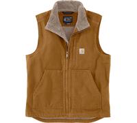Carhartt Duck Mock Neck Gilet, Marron, Taille XL