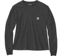 Carhartt Femmes Lightweight L/S Pocket T-Shirt Noir XS