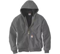 Carhartt Firm Duck Insulated Flannel-Lined Active Veste textile, gris, Taille XL