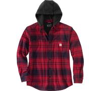 Carhartt Flannel-Fleece, chemise/veste à capuche S Rouge/Noir (R09) Rouge/Noir (R09)