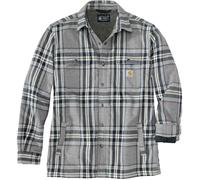 Carhartt Flannel-Sherpa, chemise/veste L Gris/Gris Foncé (Aph) Gris/Gris Foncé (Aph)