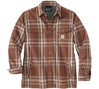 Carhartt Flannel-Sherpa, chemise/veste S Marron/Gris (227) Marron/Gris (227)