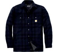 Carhartt Flannel Sherpa, chemise/veste textile M Bleu Foncé/Noir Bleu Foncé/Noir