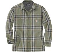 Carhartt Flannel-Sherpa, chemise/veste XXL Vert Foncé/Gris (G72) Vert Foncé/Gris (G72)