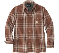 Carhartt Flannel Sherpa Lined Chemise, Marron, Taille S