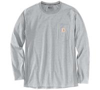 Carhartt Force Flex Pocket Chemise à manches longues Gris foncé M