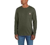 Carhartt Force Relaxed Fit Midweight Long-Sleeve Pocket T-Shirt T-Shirt à Manches Longues et Poche de Poids Moyen Coupe décontractée Force Homme
