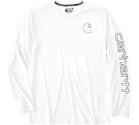 Carhartt Force Sun Defender™ Relaxed-Fit, t-shirt manches longue L Blanc Blanc