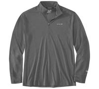 Carhartt Force Sun Defender Relaxed Half-Zip Chemise fonctionnelle, Couleurs de l’acier, Taille M