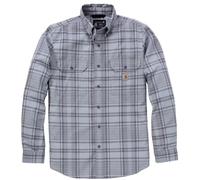 Carhartt Fort Loose LS Plaid Chemise, gris, Taille S