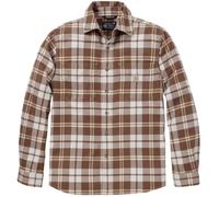 Carhartt Hamilton Relaxed LS Plaid Chemise, Marron/blanc, Taille S