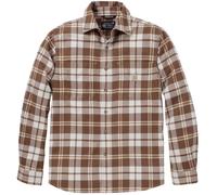 Carhartt Hamilton Relaxed LS Plaid Chemise, Marron/blanc, Taille XL