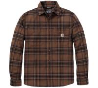 Carhartt Hamilton Relaxed LS Plaid Chemise, Marron, Taille 2XL