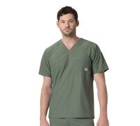 Carhartt Haut médical à col en V pour Homme, Olive, Taille M