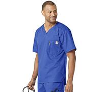 Carhartt Haut médical Ripstop pour Homme, Bleu Marine, Taille XL
