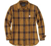 Carhartt Heavyweight Twill Chemise pour dames, Marron, Taille M