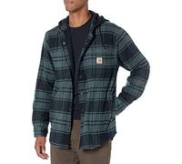Carhartt Veste Flannel Fleece Lined Hooded Shirt Jac Elm XXL