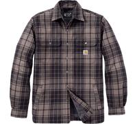 Carhartt Hubbard Flannel Sherpa, chemise / veste en tissu S Gris/Noir (Ee6) Gris/Noir (Ee6)