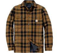 Carhartt Hubbard Plaid Shirt Veste, noir-brun, taille L pour homme