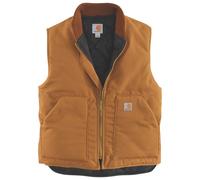Carhartt - Insulated Rib Collar Vest - Gilet de loisirs - L - carhartt brown