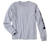 Carhartt Logo Longsleeve ( Longsleeve ), gris, taille 2XL pour homme