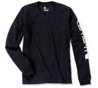 Carhartt Logo Longsleeve ( Longsleeve ), noir, Taille M