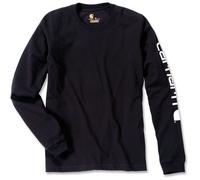 Carhartt Logo Longsleeve ( Longsleeve ), noir, Taille S