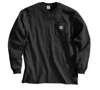 Carhartt Longsleeve Workwear Pocket T-Shirt L/S Black XXL