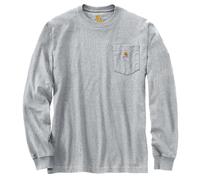 Carhartt Longsleeve Workwear Pocket T-Shirt L/S Heather Grey XXL