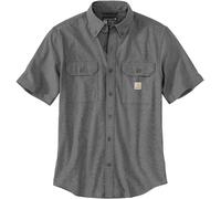 Carhartt Loose Fit Midweight Chambray Chemise à manches courtes, Gris foncé, Taille M