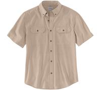 Carhartt Loose Fit Midweight Chambray Chemise à manches courtes, Sable, Taille M