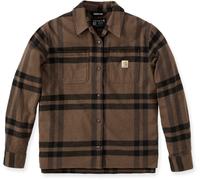 Carhartt Chemise femme Midweight Flannel L/S Plaid Shirt Carhartt Brown Heather M