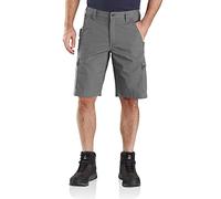 Carhartt Men's Rugged Flex Relaxed Fit Ripstop Cargo Short, Steel, W30